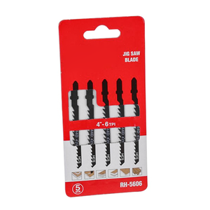 VORAN T244D HCS Stichsägeblatt 100mm 6TPI Hochkohlenstoffstahl T-Schaft Holzschneidblätter-Set für schnelles Kurvenschneiden von Holz - Product Image 1