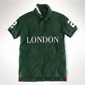 Polo de <span class=keywords><strong>hombre</strong></span> casual para oficina, 100% algodón, de secado rápido, manga corta, con logo bordado/botones, estampado urbano, para <span class=keywords><strong>golf</strong></span> - Product Image 4