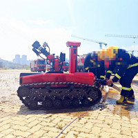 Robot de lutte contre les incendies en acier antidéflagrant Guoxing RXR-MC80BD, technologie multi-capteurs, certifié EX/ATEX pour une intervention précise en cas d'incendie