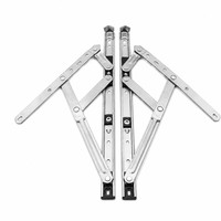 Brazo de Retención de Fricción de Acero Inoxidable de Alta Calidad para Ventanas, Herraje de Construcción para Ventanas Abatibles de Aluminio