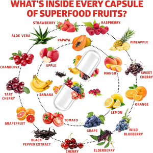 OEM/ODM Sugar-Free Gluten-Free Superfood Fruit & Vegetable Immune Support Vitamins <b>Gummy</b> <b>Candy</b> for Adults - Product Image 3