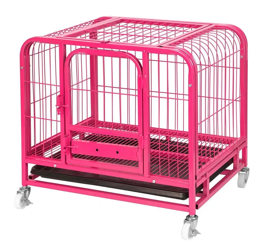 Metal Animal Pet Supplies Products Dogs Kennel Crate Houses Large Wooden Dog Cage House