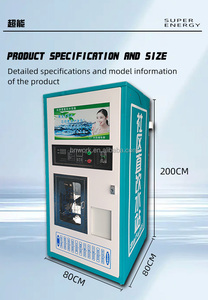 Máquina Expendedora de <span class=keywords><strong>Agua</strong></span> Automática de Gran Caudal, 400 Galones por Día, 24/7 Sin Supervisión, Grado Alimenticio, Acero Galvanizado Antioxidante - Product Image 2