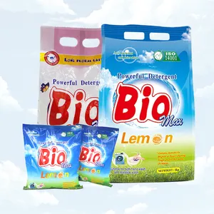 Bán buôn 30g-25kg OEM giặt chất tẩy rửa sản xuất bột xà phòng bột giặt ở Nam Phi