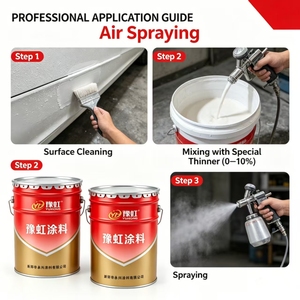 Peinture <span class=keywords><strong>alkyde</strong></span> auto-séchante Yuhong à effet martelé pour une durabilité et un effet 3D, application au pinceau pour coffres-forts et instruments - Product Image 5