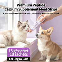 Suplemen Daging Peptida Kecil Kaya Kalsium untuk Kesehatan Tulang dan Sendi Anjing Kucing, Pemasok Grosir OEM