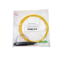 KEXINT FTTH Hua Wei IP68 Waterproof Connecter Patch Cord Custom Length Simplex SC Fiber Optic Jumper Black Yellow PVC/LSZH Outer