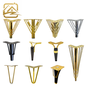 Luxury and High Quality <b>Sofa</b> Legs Gold Black T Leg Iron <b>Sofa</b> Legs Iron Furniture Legs for Furniture Legs <b>Chair</b> Table - Product Image 2