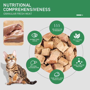 Friandises pour chiens et chats en gros, fabriquées en usine certifiée FDA, étiquette privée, <span class=keywords><strong>foie</strong></span> de canard lyophilisé, nourriture sûre pour chiens et chats - Product Image 2