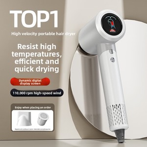 <span class=keywords><strong>Asciugacapelli</strong></span> Senza Pale ad Alta Velocità 1400W, Phon Ionico Professionale ad Asciugatura Rapida, Temperatura Costante, Ioni Negativi <span class=keywords><strong>per</strong></span> Casa e Viaggio - Product Image 2