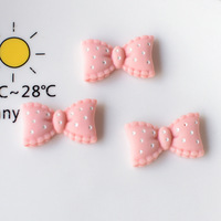 Breloques en résine en forme de nœud pour coques de téléphone, épingles à cheveux, boucles d'oreilles, accessoires de bricolage Kawaii, modèles de breloques de mode et de collection
