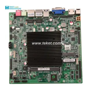 TEKET 2022 hot sales Intel J4125 quad core ultra slim mini-itx motherboard J4125MT with dual LAN 6 COM for thin client server