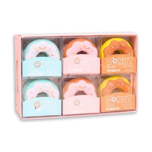 かわいい漫画ドーナツ型TPR消しゴム子供用クリエイティブスクール学生子供用ファンシー消しゴム文房具用品卸売 - Product Image 6