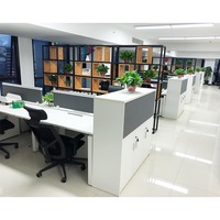 Modèle 2026 le plus populaire, bureau ouvert en bois personnalisé OEM, poste de travail informatique, table pour ordinateur portable moderne KL-099, garantie de 6 ans