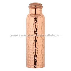 Bouteille d'eau en cuivre pur Bouteille d'eau de sport étanche pour une consommation directe avec les avantages d'une bouteille en cuivre pur - Product Image 2