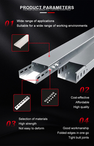 Système de chemin de câbles en acier prégalvanisé pour le support de câbles de construction, taille personnalisée - Product Image 5
