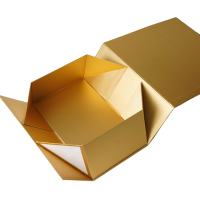 Boîte cadeau magnétique en papier d'emballage cosmétique de luxe avec logo personnalisé Everthan, design doré