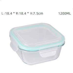 <span class=keywords><strong>Pyrex</strong></span> Semplicemente di un Negozio Di Vetro Quadrato Contenitore Per Alimenti Set/oem di Alta Vetro Borosilicato Bento Box - Product Image 6