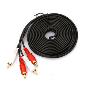 สายสัญญาณเสียงและวิดีโอ RCA 2RCA ต่อ 2RCA ชาย ชาย 3 เมตร สำหรับเชื่อมต่อทีวี คอมพิวเตอร์ ลำโพง - Product Image 2