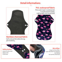 Furuize harga grosir bantalan menstruasi ramah lingkungan bantalan celana dalam menstruasi katun dapat digunakan kembali