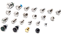 8mm 10mm 12mm 16mm 19mm 22mm 25mm 28mm 30mm interrupteur à bouton poussoir verrouillage momentané illuminé étanche boutons interrupteurs
