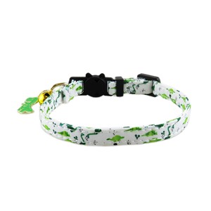 Collares para Perro con Estampado de Dinosaurio de Dibujos Animados, con Lazo y Campana, Diseño de Hebilla Ajustable para Perros Pequeños, Estilo para Todas las Estaciones - Product Image 5