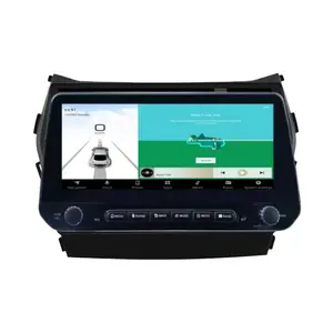 Heiße 9-Zoll-Auto-Navigator Bluetooth-Radio übertragen Großbild-GPS für Hyundai Santa fe 2013