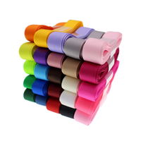 Rouleau de ruban d'emballage cadeau solide de 3/8 pouces ruban gros-grain ruban personnalisé avec artisanat faisant des arcs de cheveux faisant la décoration