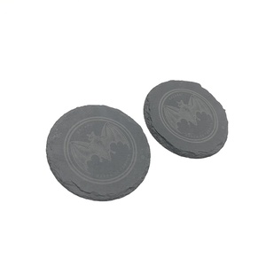 แผ่นรองแก้วหินชนวนทรงกลมสำหรับเครื่องดื่มร้อนขายส่ง - Product Image 5