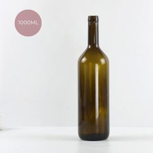 Bouteille en verre pour vin et boissons, grande capacité, écologique, 1L-6L, avec <span class=keywords><strong>bouchon</strong></span> en liège - Product Image 2