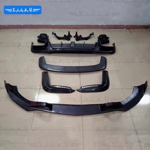 YICKU Kit carrosserie en fibre de carbone de haute qualité style B pour <span class=keywords><strong>Mercedes</strong></span> Benz <span class=keywords><strong>GLS</strong></span> 63 X166 AMG 16-19 450 <span class=keywords><strong>53</strong></span>, lèvre avant et diffuseur arrière - Product Image 6