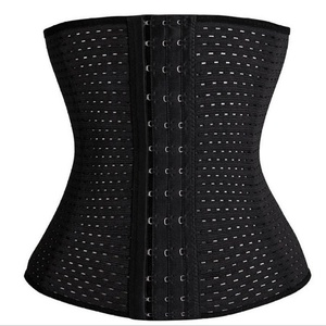 Ceinture amincissante respirante pour femmes après l'accouchement, avec boucle à trois rangées, en polyester, pour le sport et le remodelage corporel - Product Image 1