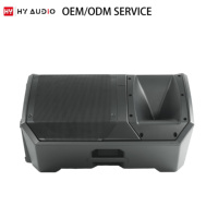 Caja de Altavoz Vacía de Plástico de Alta Calidad HY AUDIO, Caja de Altavoz Vacía de Plástico de 15 Pulgadas, Caja de Altavoz de Plástico