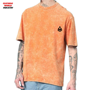 เสื้อยืดแขนสั้นผู้ชายคุณภาพดีที่สุด ล้างสีแบบแอซิดวอช แห้งเร็ว ระบายอากาศได้ดี ราคาถูก กำลังเป็นที่นิยม - Product Image 6