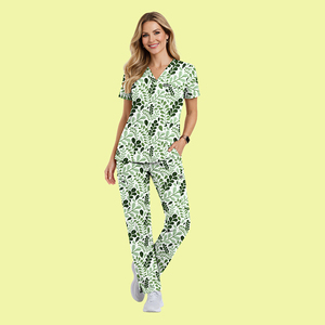 Divise Mediche di Alta Qualità con Stampe Animali Multicolore per Donne, Set di Uniformi Mediche, Camici Medici, Uniformi da Infermiere per Laboratorio - Product Image 3