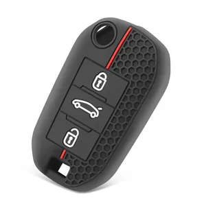 Custodia in silicone per chiave auto <span class=keywords><strong>Opel</strong></span> Corsa D E F Mokka 2024 <span class=keywords><strong>Grandland</strong></span> <span class=keywords><strong>X</strong></span> Cap Combo e Citroen C5 Aircross C4 Cactus C4x X7 - Product Image 5
