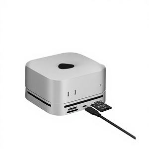 Station d'accueil MacMiniM4 en gros d'usine, extension de <span class=keywords><strong>disque</strong></span> <span class=keywords><strong>dur</strong></span>, lecteur SSD <span class=keywords><strong>externe</strong></span>, transmission USB3.2 haute vitesse, Type C - Product Image 1