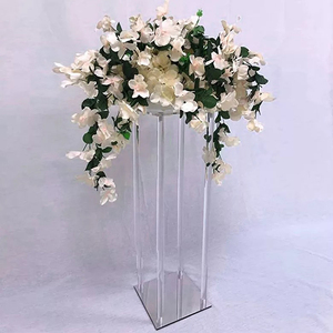 <span class=keywords><strong>Centrotavola</strong></span> per Matrimoni Vasi in Acrilico Quadrati Geometrici Alti Supporti per <span class=keywords><strong>Fiori</strong></span> per Decorazioni da Tavola per Feste - Product Image 4