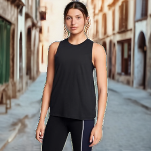 Summer Letter Embroidery Breathable Hip Hop Crew Neck <b>Woolen</b> Crop Tank <b>Tops</b> Women Vintage Camisole Crochet Knit Vest - Product Image 2