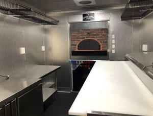 <span class=keywords><strong>Four</strong></span> à <span class=keywords><strong>pizza</strong></span> au feu de <span class=keywords><strong>bois</strong></span> Food Truck USA Vérifié Remorque alimentaire entièrement personnalisée avec équipements de cuisine - Product Image 6