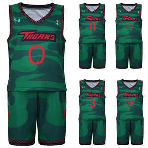 Conjunto de Uniforme Deportivo Unisex con Cuello en V Sublimado del Equipo Miracle Dream Team Thorns, con Etiqueta y Etiqueta Colgante - Product Image 1