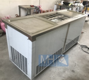 Ce Chứng Nhận Hiệu Quả Cao Phẳng Pan Ngay Lập Tức Thái Lan Cán Kem Làm Thái Lan Con Lăn Chiên Kem Máy Cuộn - Product Image 2