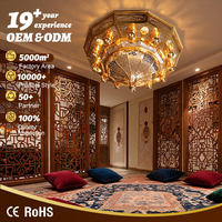 Luminaires islamiques sur mesure, lampe musulmane personnalisée, plafonnier LED pour mosquée, salle de prière, villa