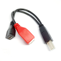 Kits de scanner d'imprimante USB A 2.0 USB B personnalisés 2 en 1 Câble répartiteur