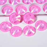 BOBOHOO coser diamantes de imitación al por mayor Rivoli forma fluorescencia Flatback Cristal Diamantes de imitación coser en vestido corpiño apliques Hijab