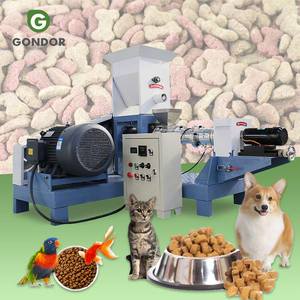 Máquina automática de fabricación de alimento flotante, extrusora de doble tornillo para panadería, alimento para perros, pez y pollo, para exportación a Japón - Product Image 1
