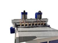 Machine de gravure CNC multifonctionnelle à têtes multiples, commande Mach3, broche 2,2-3,0 kW, pompe à engrenages pour le travail du bois, contrôlée par PLC