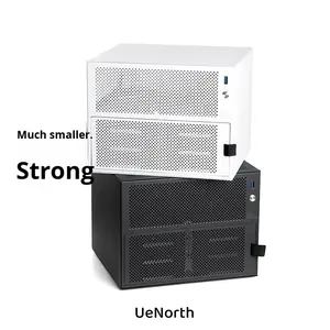 Boîtier <span class=keywords><strong>NAS</strong></span> MicroATX UE-S6 Full Tower, prend en charge les cartes mères ITX, serveur de stockage de bureau <span class=keywords><strong>DIY</strong></span>, boîtier en acrylique - Product Image 3