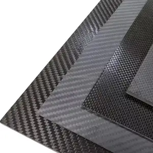 Placa de bloque de losa de fibra de carbono, panel de pared, pieza moldeada, placa de hoja de fibra de carbono 3K forjada