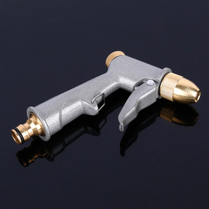 All Metal Alloy Garden Water Gun High <b>Pressure</b> Car Wash Spray Nozzle Straight To Sector Watering <b>Sprayer</b> - Product Image 1